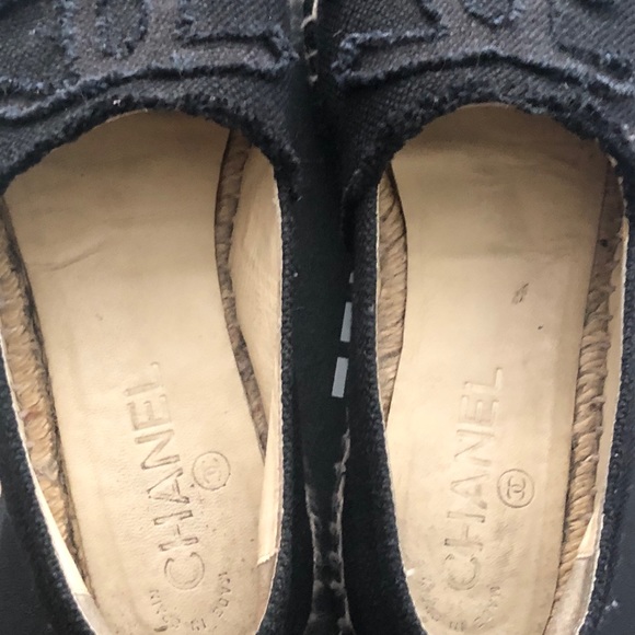 Chanel espadrilles NOIR preloved - Picture 7 of 7
